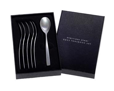 Cryspo Trio Σετ 6 τεμαχίων Κουταλάκι Stainless Steel 'Durable' Stonewash 4507602 Cryspo Trio Σετ 6 τεμαχίων Κουταλάκι Stainless Steel 'Durable' Stonewash 4507602